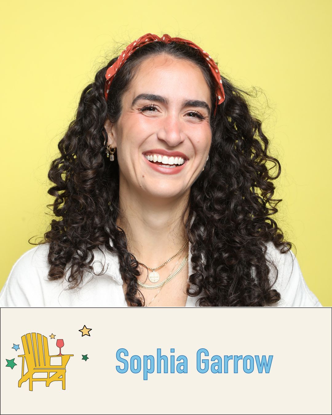 Comedian Sophia Garrow, part of the Jell-O Stage lineup